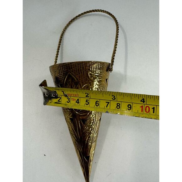 Vintage Brass Tussie-Middie Flower Holder Decorative Decor - Picture 6 of 6